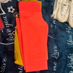 XS neon orange full pant ALO